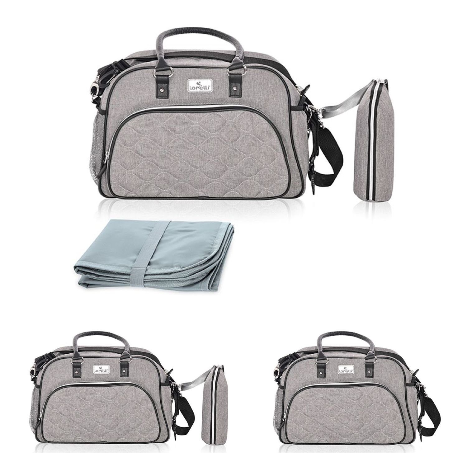 Lorelli Wickeltasche Wickeltasche Viola (1-tlg), wasserabweisend, Wickelunterlage, Seitentaschen