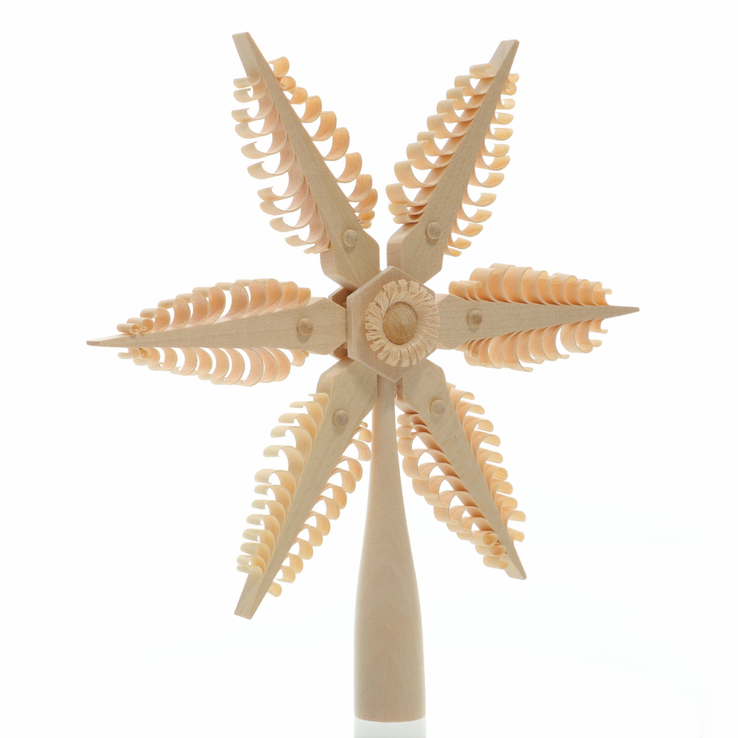 Christbaumspitze Baumschmuck Christbaumspitze Mitte mit Rosette(Beidseitig)