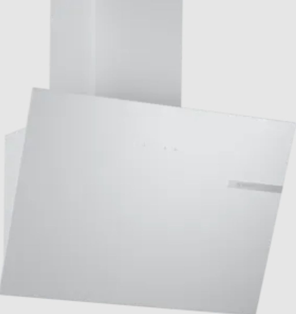BOSCH Wandhaube Kopffreihaube DWK65DK20 weiß 60 cm Abzugshaube Um oder Abluft