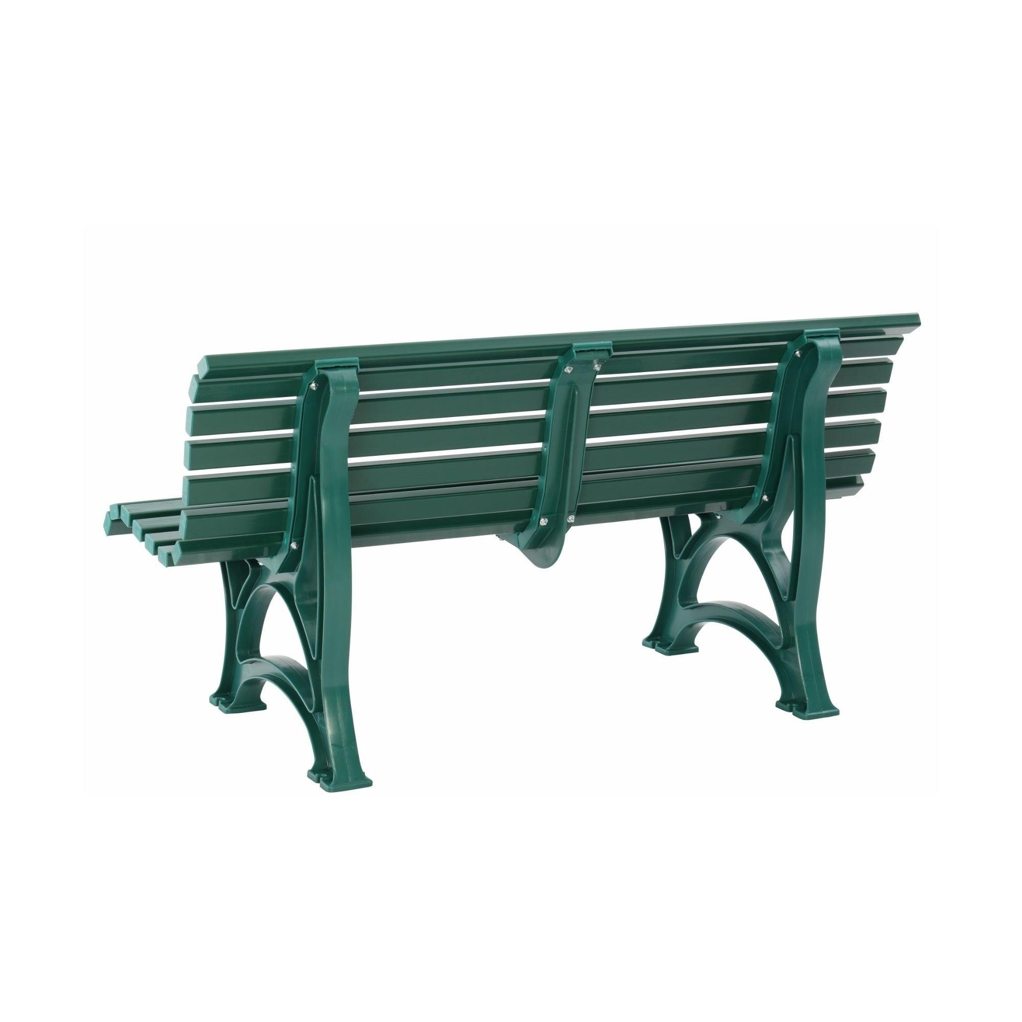 PROREGAL® Gartenbank JAMAIKA aus Kunststoff Parkbank Sitzbank Garten Balkon Terrasse