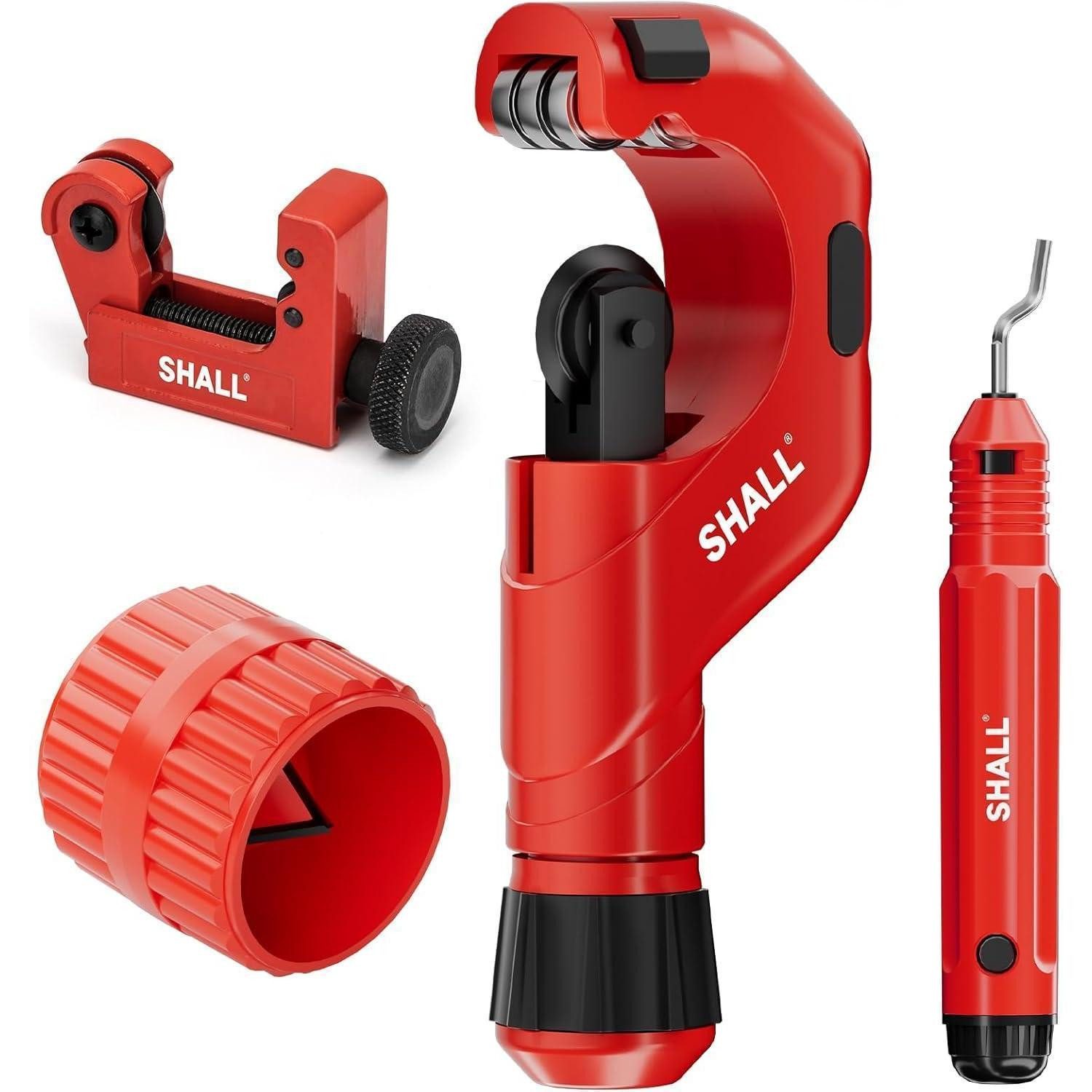 LuxusKollektion Rohrschneider Rohrschneider Set 6-50 mm 3-22 mm 2 Entgrater PVC Kupfer