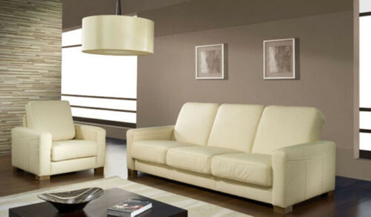 JVmoebel Sofa Sofagarnitur 3+1+1 Sitzer Set Design Sofas Polster, Made in Europe