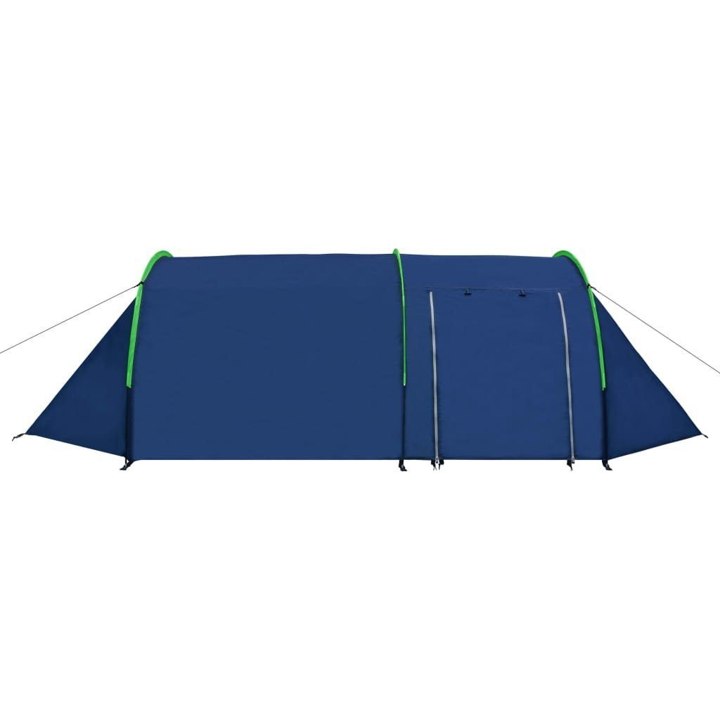 Marineblau/Grün, vidaXL Vorzelt 4 Campingzelt (4 tlg) Personen