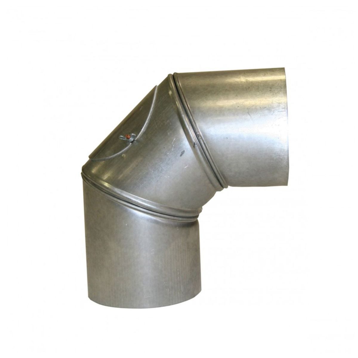 Kamino Flam Ofenrohr Uni-Knie Ofenrohr FAL Ø 100 mm Universal Bogenknie 90° mit Tür
