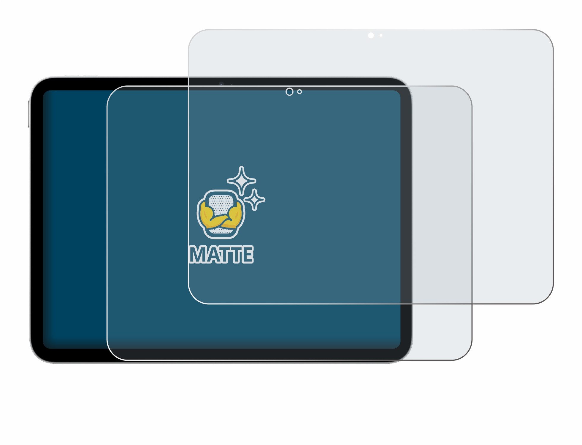 BROTECT Displayschutzfolie Schutzfolie für Apple iPad A16 11" WiFi 2025 (11. Gen), 2 Stück, Displayschutz Schutz Folie Matt Entspiegelungsfolie
