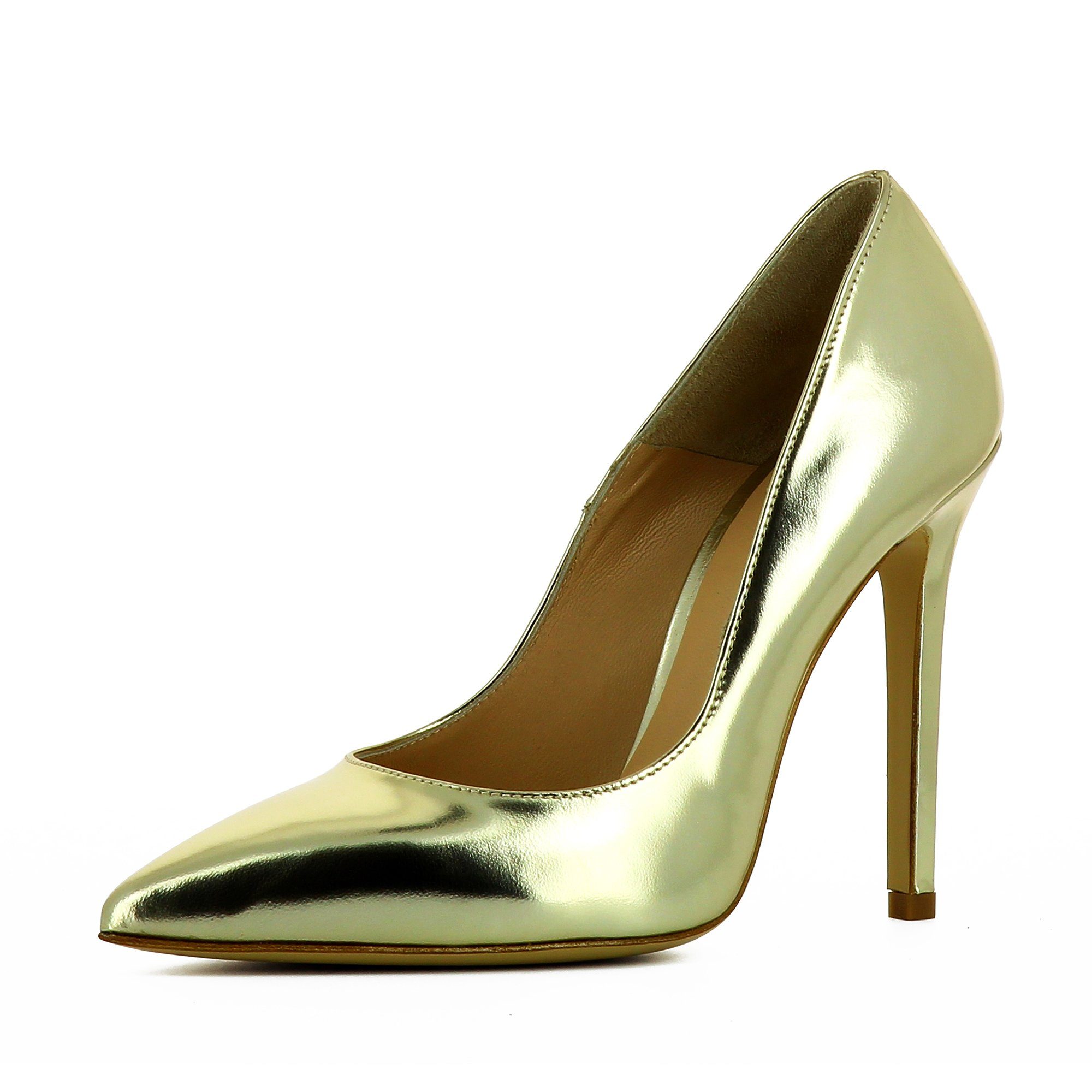 Evita MIA Pumps Handmade in Italy gold