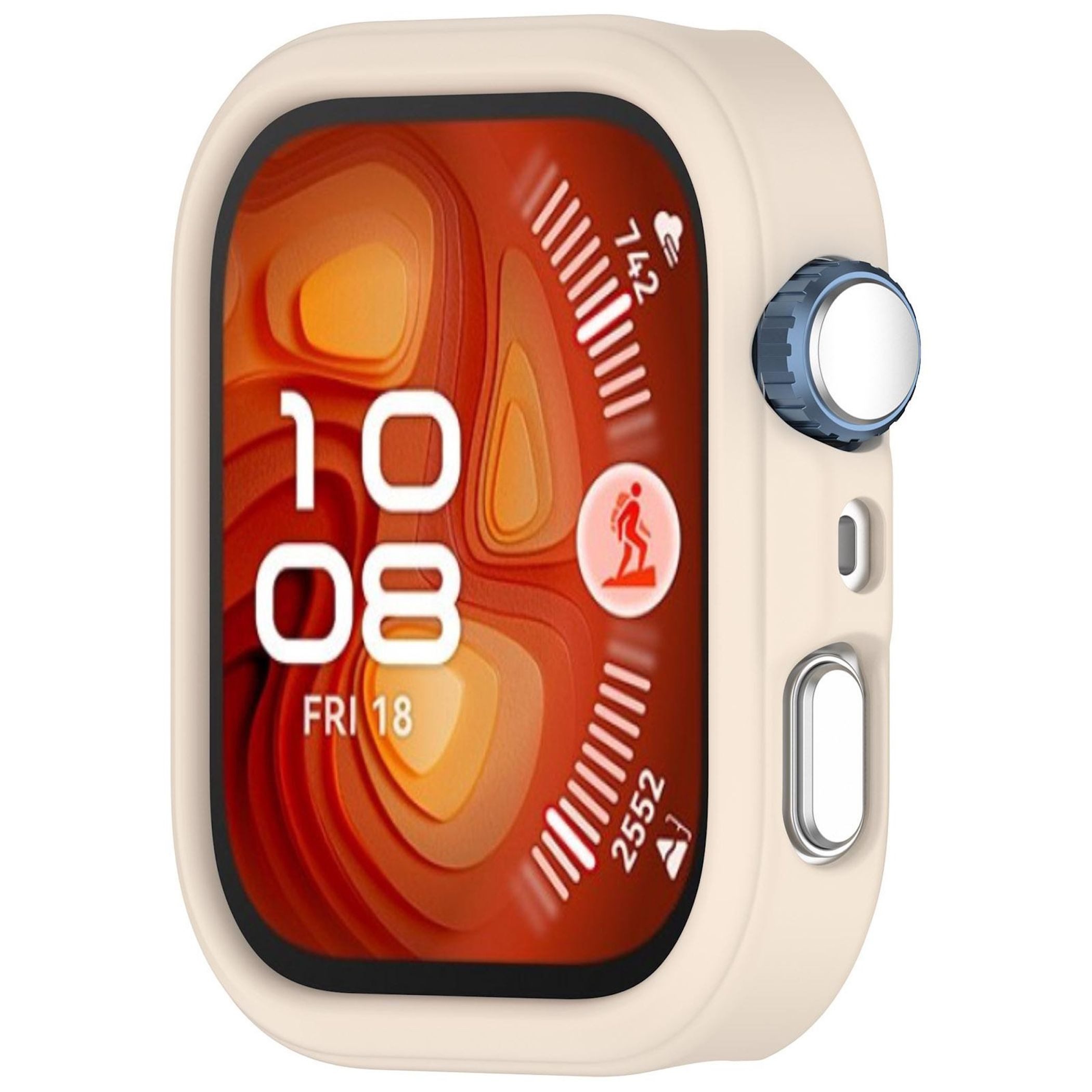 Smartwatch-Hülle Für Huawei Watch Fit 4 Soft Silikon Schutz Hülle Gehäuse Beige