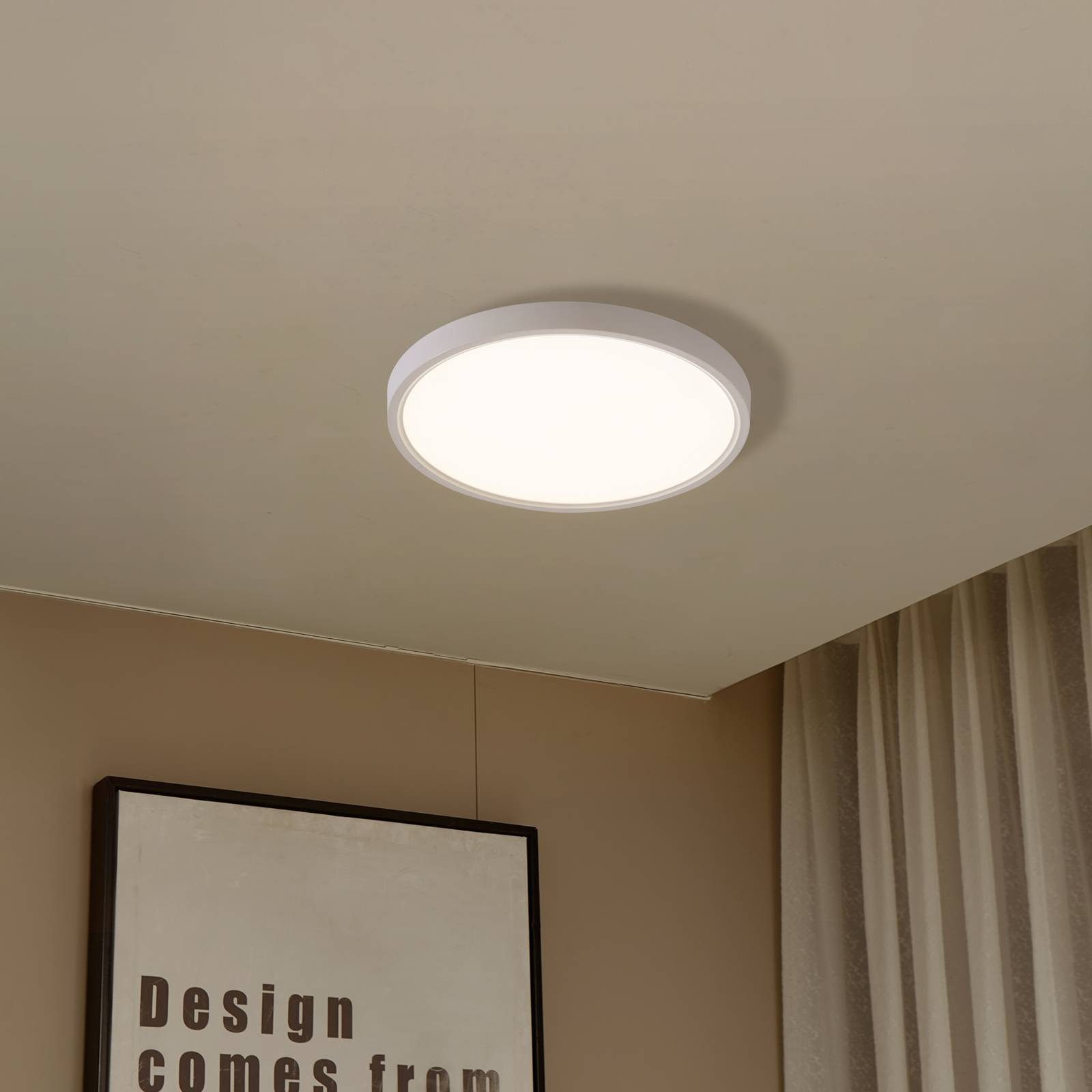 Lindby Deckenleuchten Deika, Enthalten, LED 17 W gesamt, Farbwechsel RGB + weiß