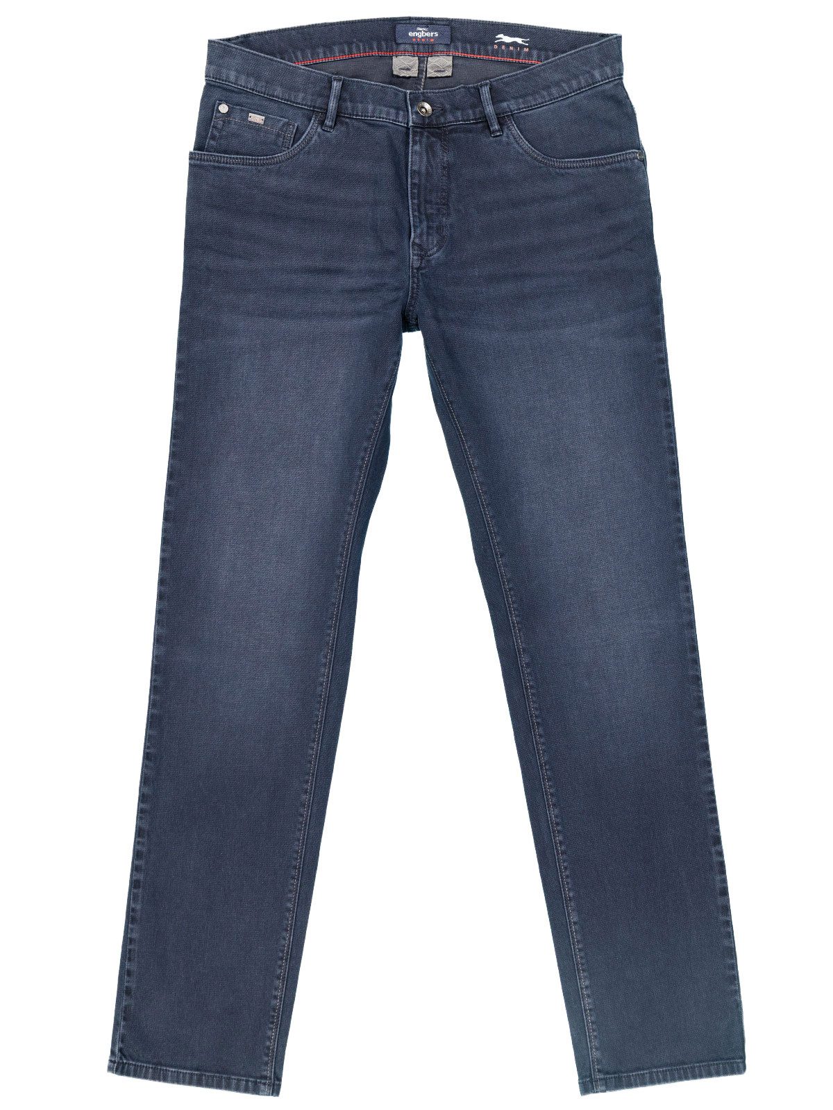 Engbers Stretch-Jeans Herren Jeans 5-Pocket Superstretch, Saphirblau