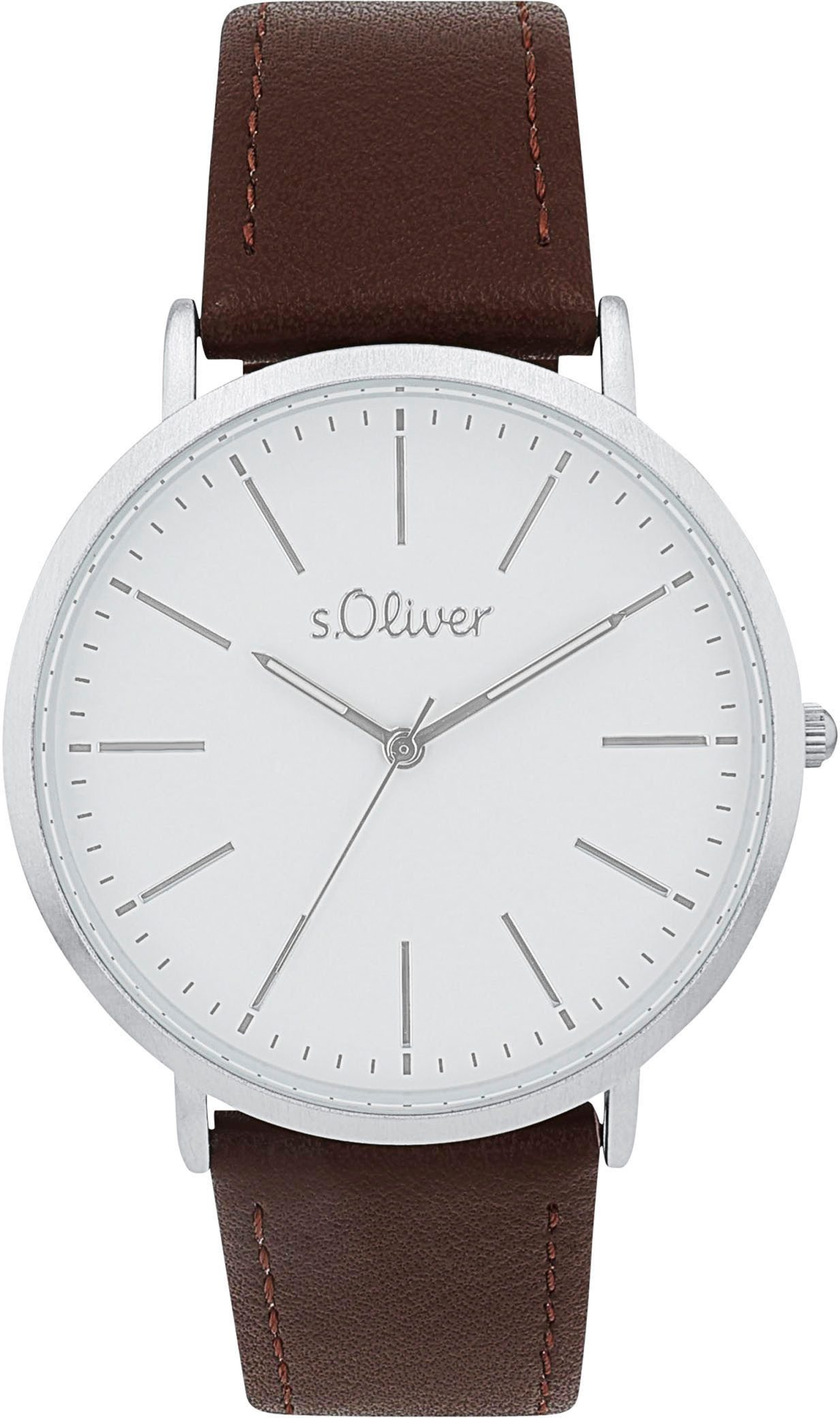 s.Oliver Quarzuhr 2039517, Armbanduhr, Damenuhr, Herrenuhr, analog
