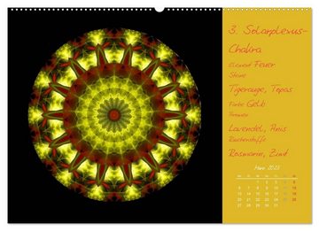 CALVENDO Wandkalender Kleine Chakrenlehre (Premium, hochwertiger DIN A2 Wandkalender 2023, Kunstdruck in Hochglanz)
