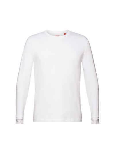 Esprit Langarmshirt Langarm-Top aus Jersey, 100 % Baumwolle (1-tlg)