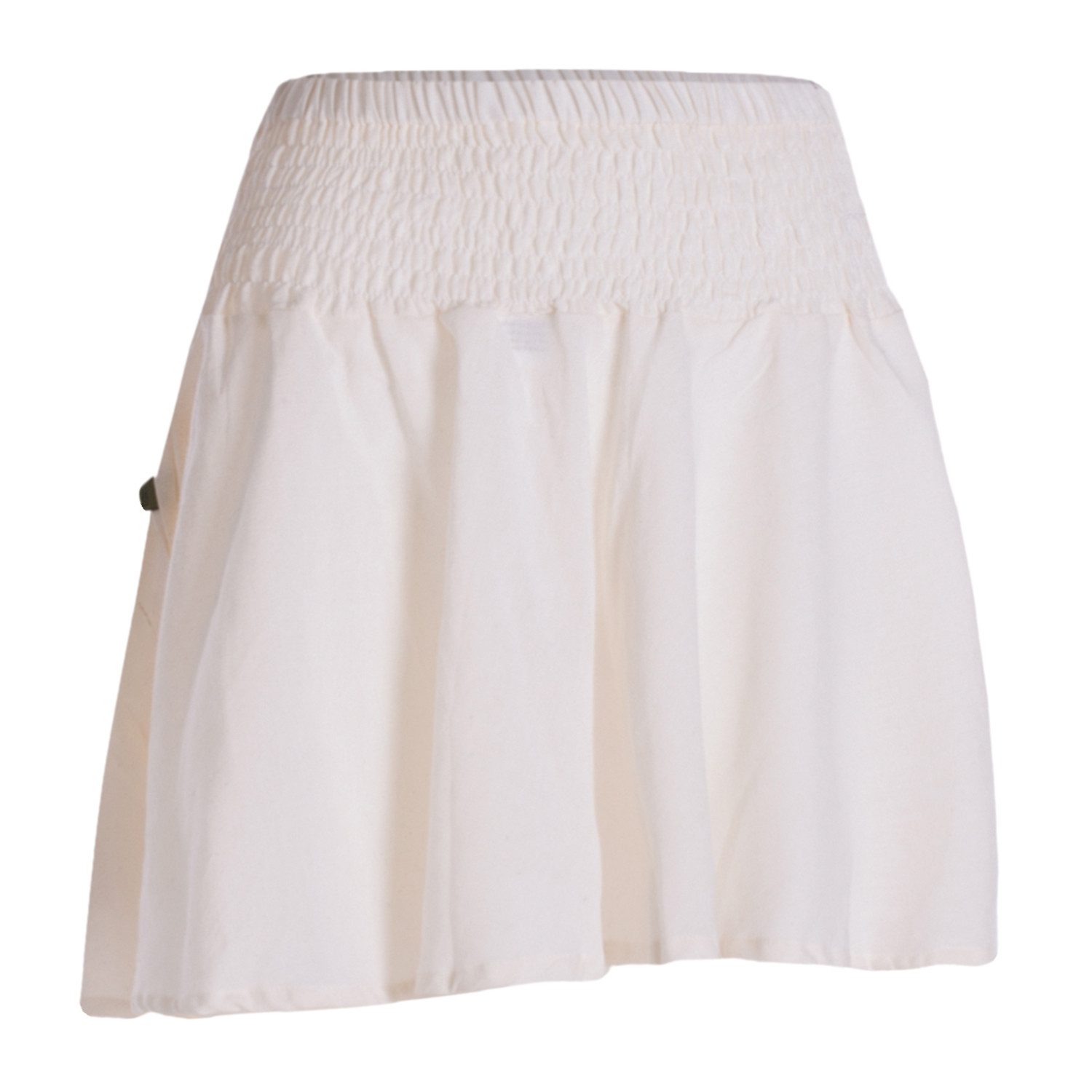 Vishes Minirock Damen Mini-Rock Baumwolle Casual elastischer Bund Alternati günstig online kaufen