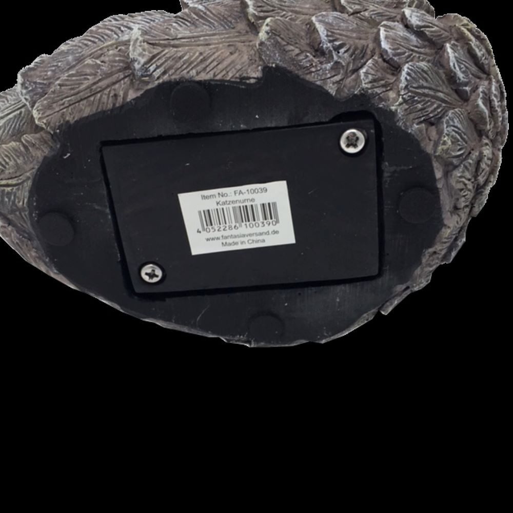 MystiCalls Tierfigur Katzen Urne grau als Katzen-Engelfigur im Flügel, Tierurne, Katzenurne (1 St), Fassungsvolumen ca. 0,85 Liter (Katzen bis ca. 9 kg) – Bild 5 von 5
