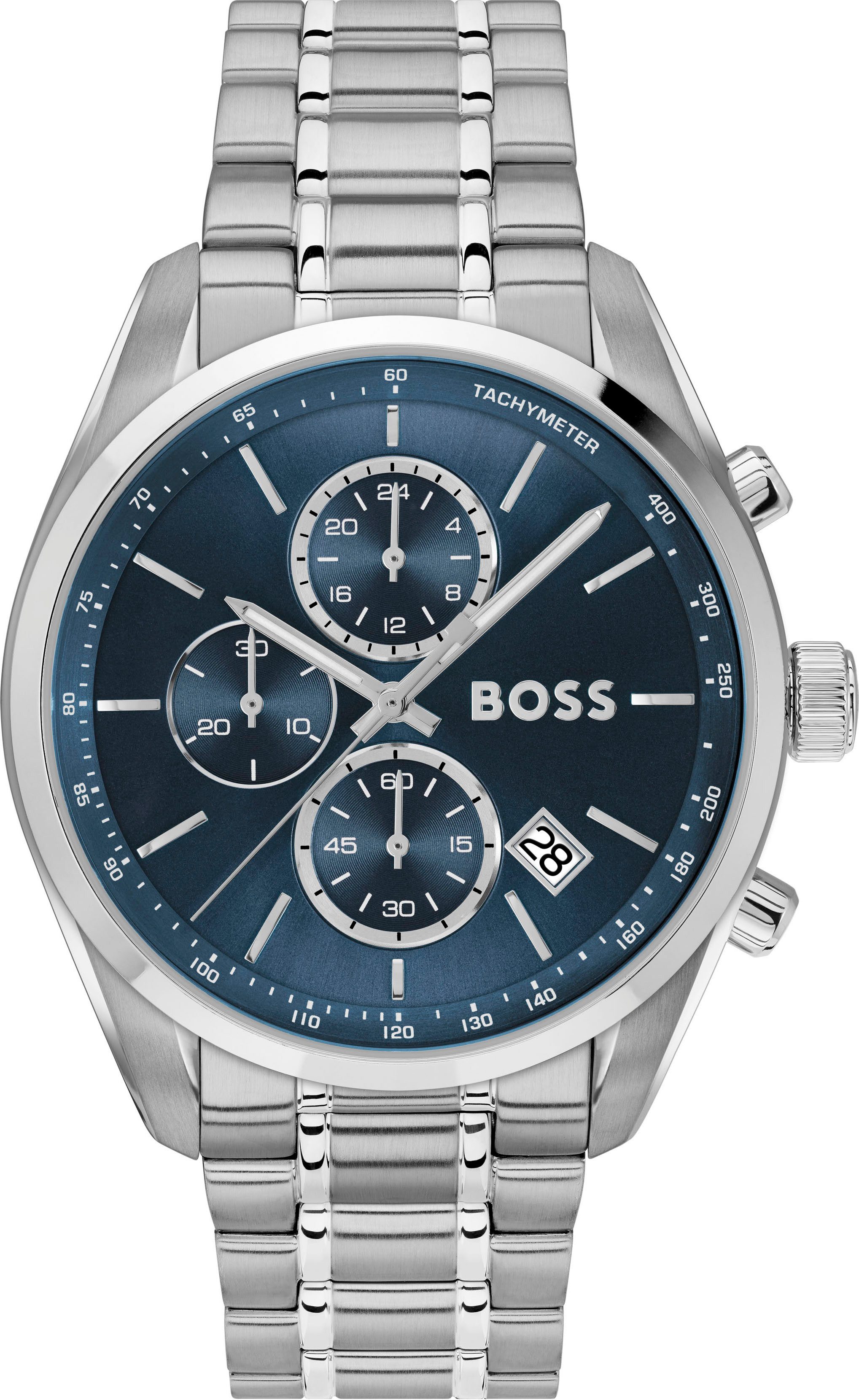BOSS Quarzuhr GRAND PRIX 44 1514226, Quarzuhr, Armbanduhr, Herrenuhr, Edels günstig online kaufen