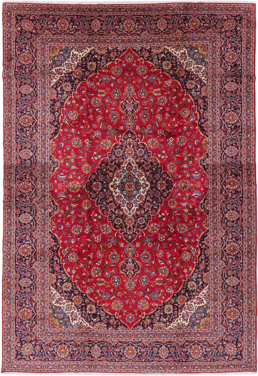 Orientteppich Keshan 348x506 Handgeknüpfter Orientteppich / Perserteppich, Nain Trading, rechteckig, Höhe: 12 mm