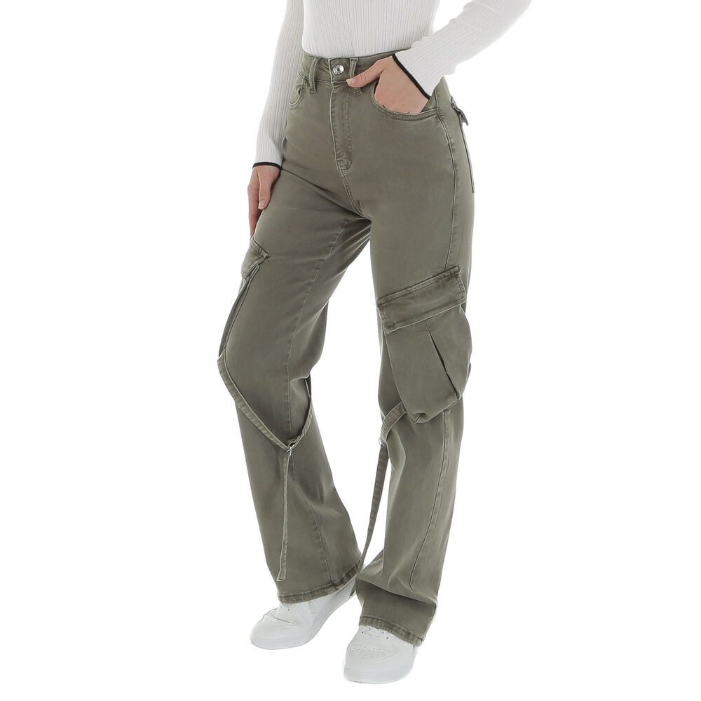 Ital-Design Cargojeans Damen Freizeit (87217122) Used-Look günstig online kaufen