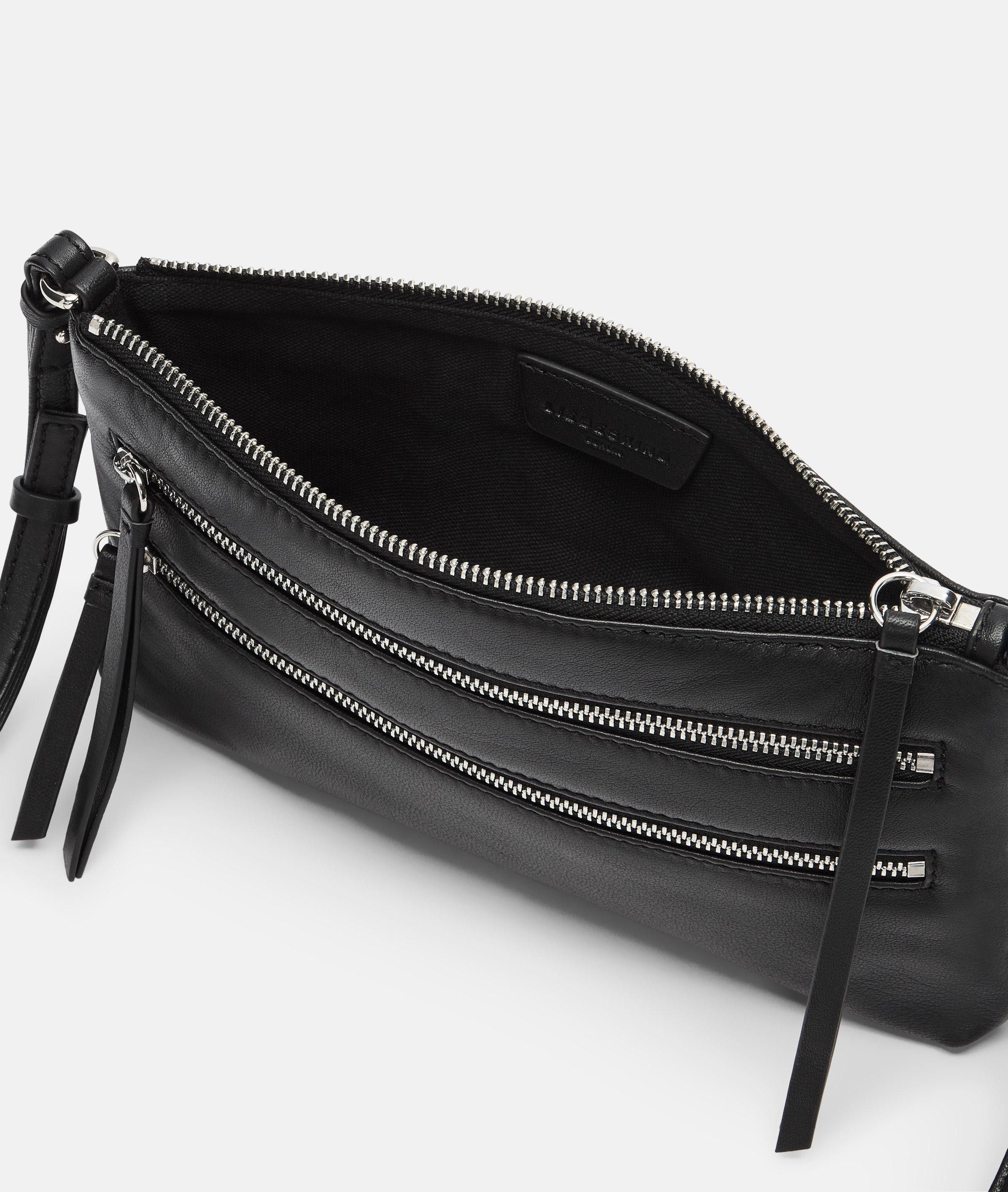Liebeskind Berlin Schultertasche Single Zena Crossbody S, Handliche Umhängetasche aus weichem Schafsleder