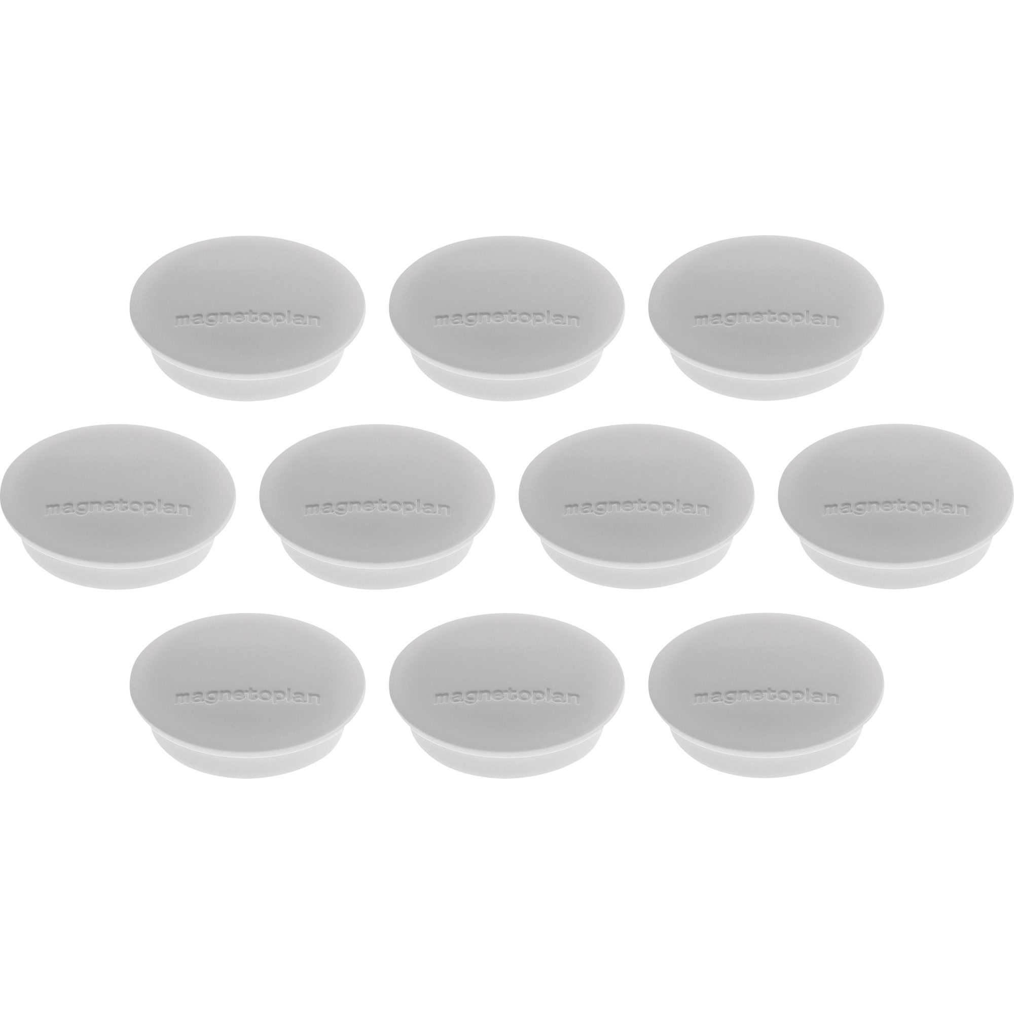 magnetoplan® Magnet Magnet Discofix Junior 1662101 34mm grau 10 Stück (30 Stück)