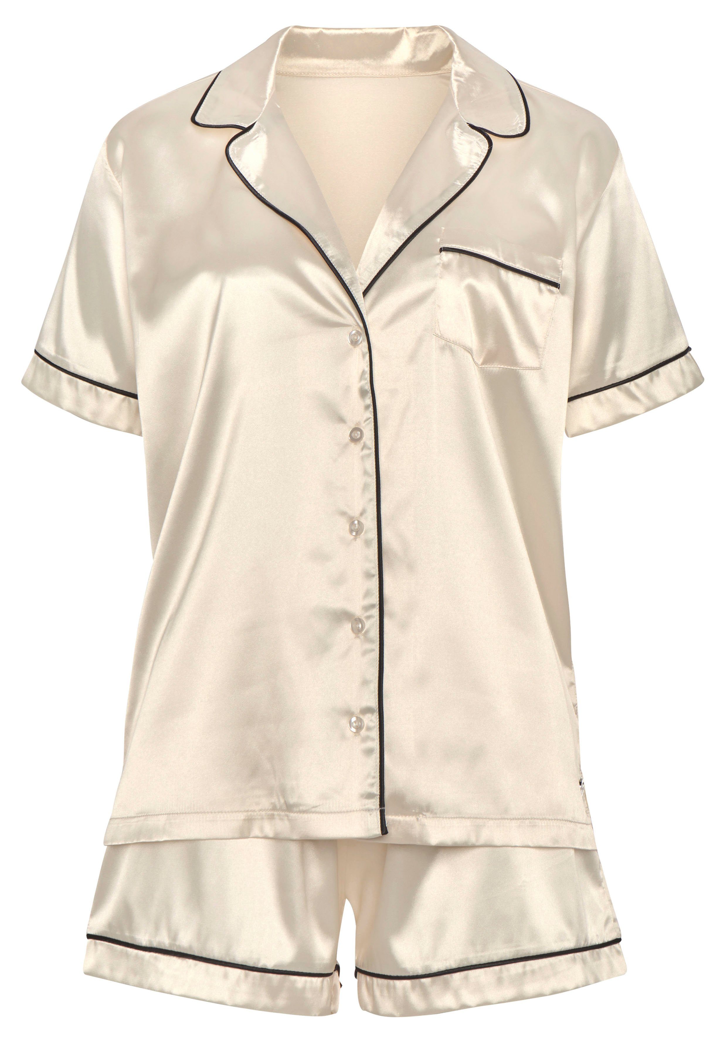 Bruno Banani Shorty (2 tlg) mit Kontrastpaspel-Details günstig online kaufen