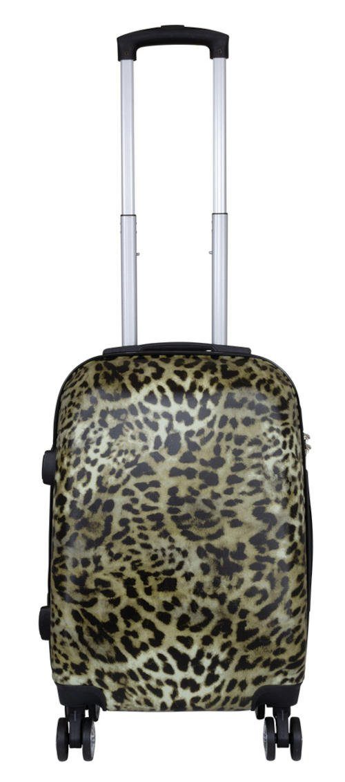 Warenhandel König Hartschalen-Trolley Leopard Fell, 4 Rollen, mit Motiv, AB günstig online kaufen