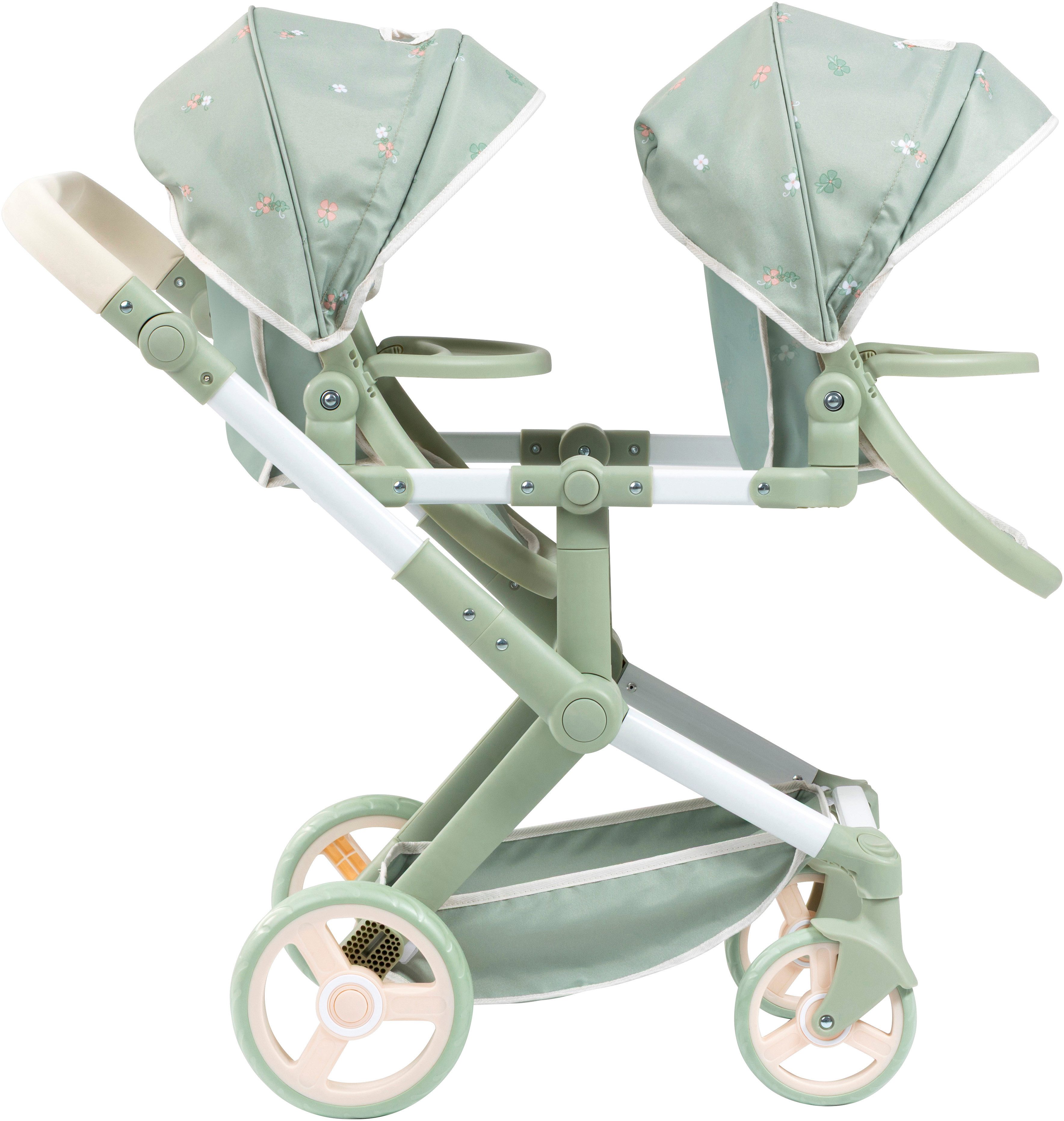 Bayer Puppen-Zwillingsbuggy Xeo Twin, mit Wickeltasche – Bild 4 von 5