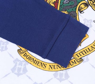 Sarcia.eu Schlafanzug Weiß-dunkelblauer Pyjama HOGWARTS Harry Potter 6 Jahre