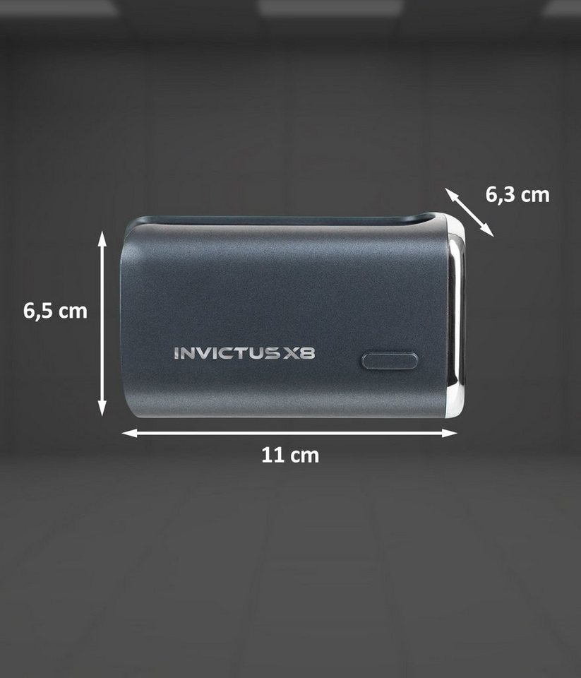 Genius Akku-Bodenstaubsauger INVICTUS X8 Lithium-Ionen Akku, Lithium-Ionen Akku, Laufzeit 35 min (nur Modell Invictus X8)
