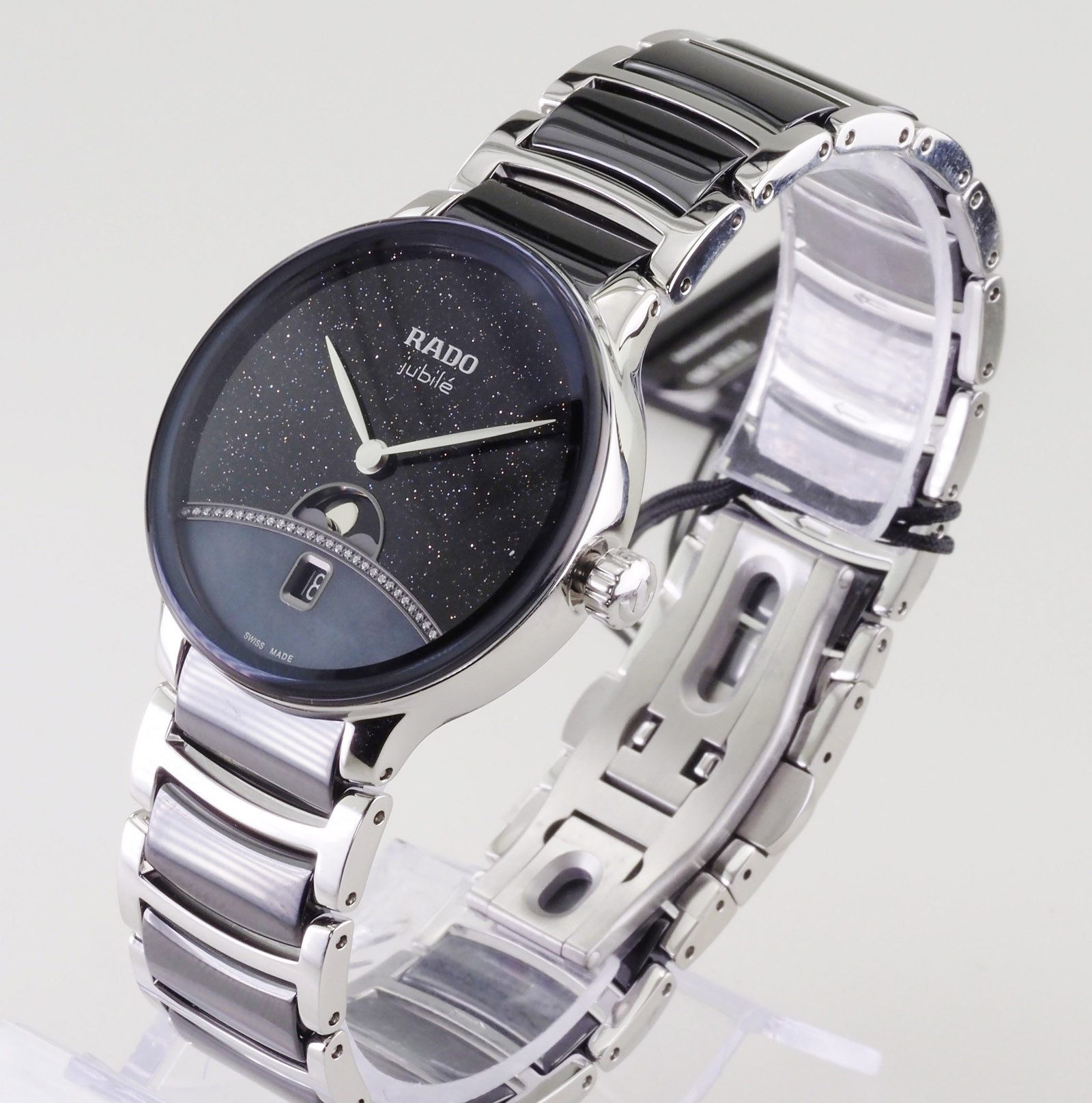 Rado Luxusuhr Damen Uhr R30234762 Centrix Moonphase Limited Edition Ø 35 mm