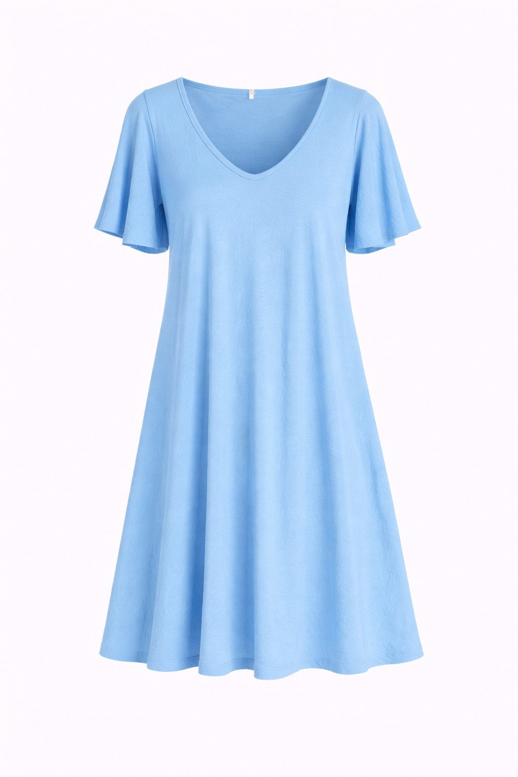 ITALY VIBES Sommerkleid - Kleid - Midikleid - Tunikakleid Damen - Schlupfkleid mit Flügelärmel ONE SIZE / passend für Größe M - XXL