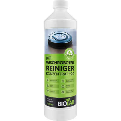 BIOLAB Bio Wischroboter Reinigungsmittel Fussbodenreiniger (Konzentrat 1:20, [1-St. 1000 ml Reiniger für Wischroboter)