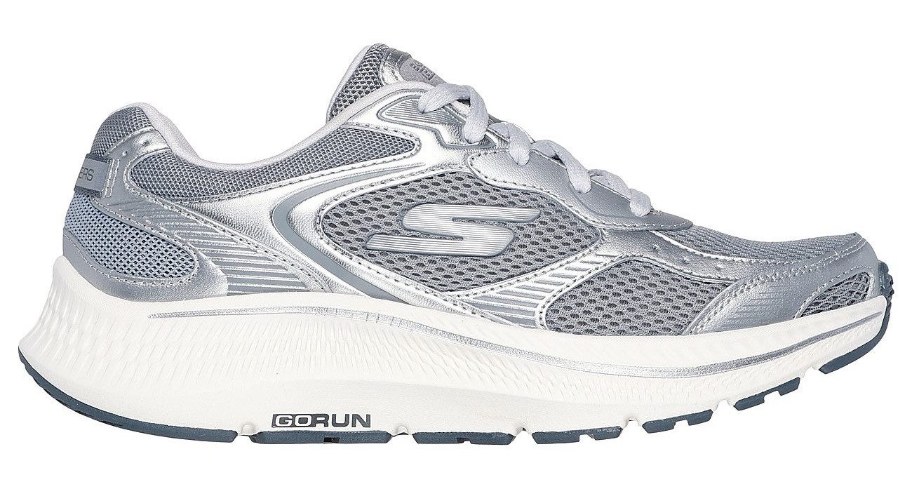 Skechers GO RUN CONSISTENT 2.0 Sneaker Retro Sneaker, Schnürschuh mit Metallic-Besätzen, Weite G (weit)
