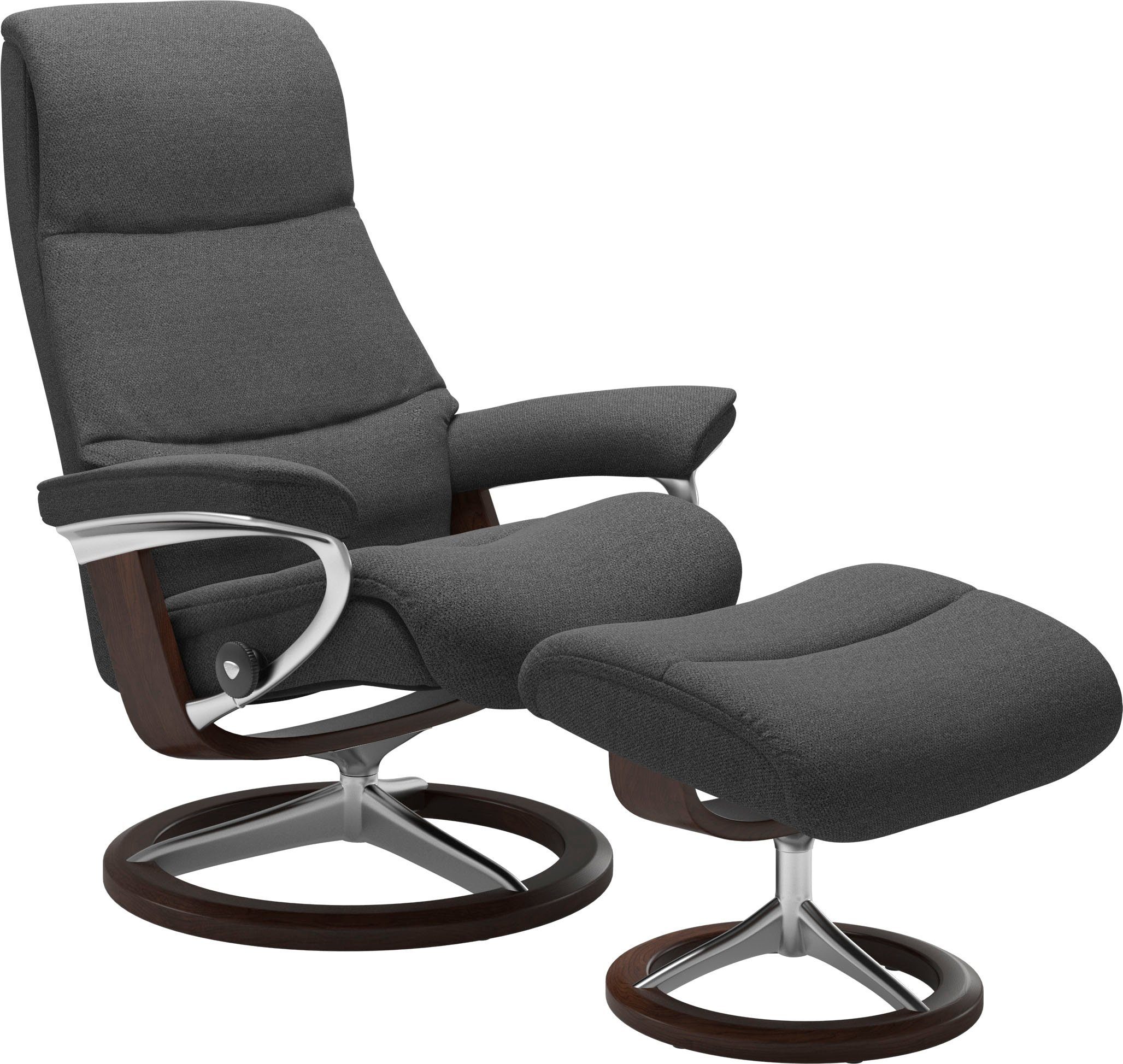 Stressless® Relaxsessel View, mit Signature Base, Braun Größe L,Gestell