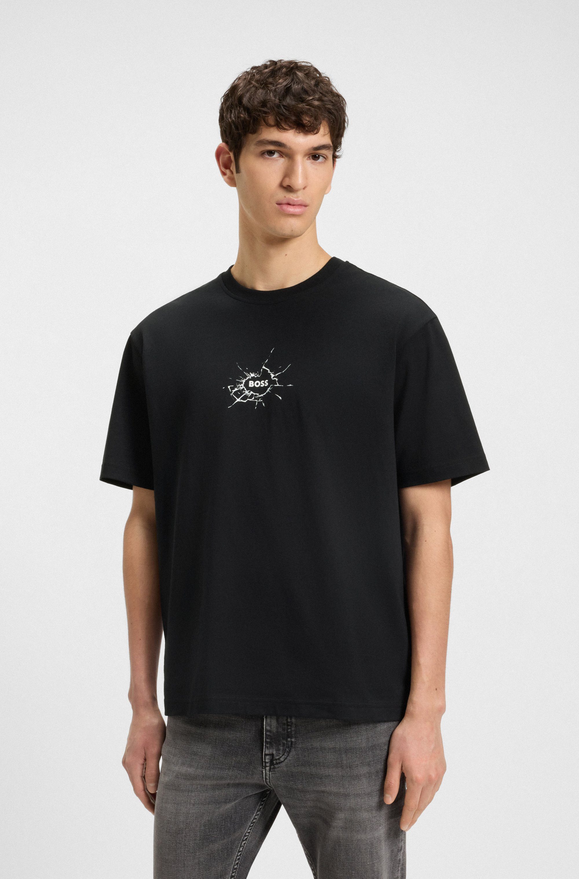 BOSS ORANGE T-Shirt Te voyage mit günstig online kaufen