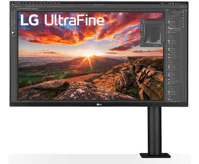 LG LG UltraFine Ergo Monitor 32UN880-B TFT-Monitor (3.840 x 2.160 Pixel (16:9), 5 ms Reaktionszeit, 75 Hz, AH-IPS Panel)
