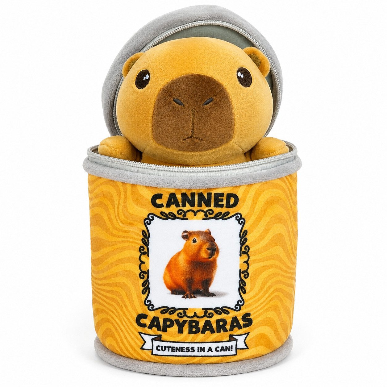 soma Kuscheltier Capybara Kuscheltier in Dose Plüschtier sortiert Kuscheldose weich süß (Set, 1-St., Geschenk-Set), Capybara Plüschtier in Kuscheldose als sortierte Überraschung Geschenk