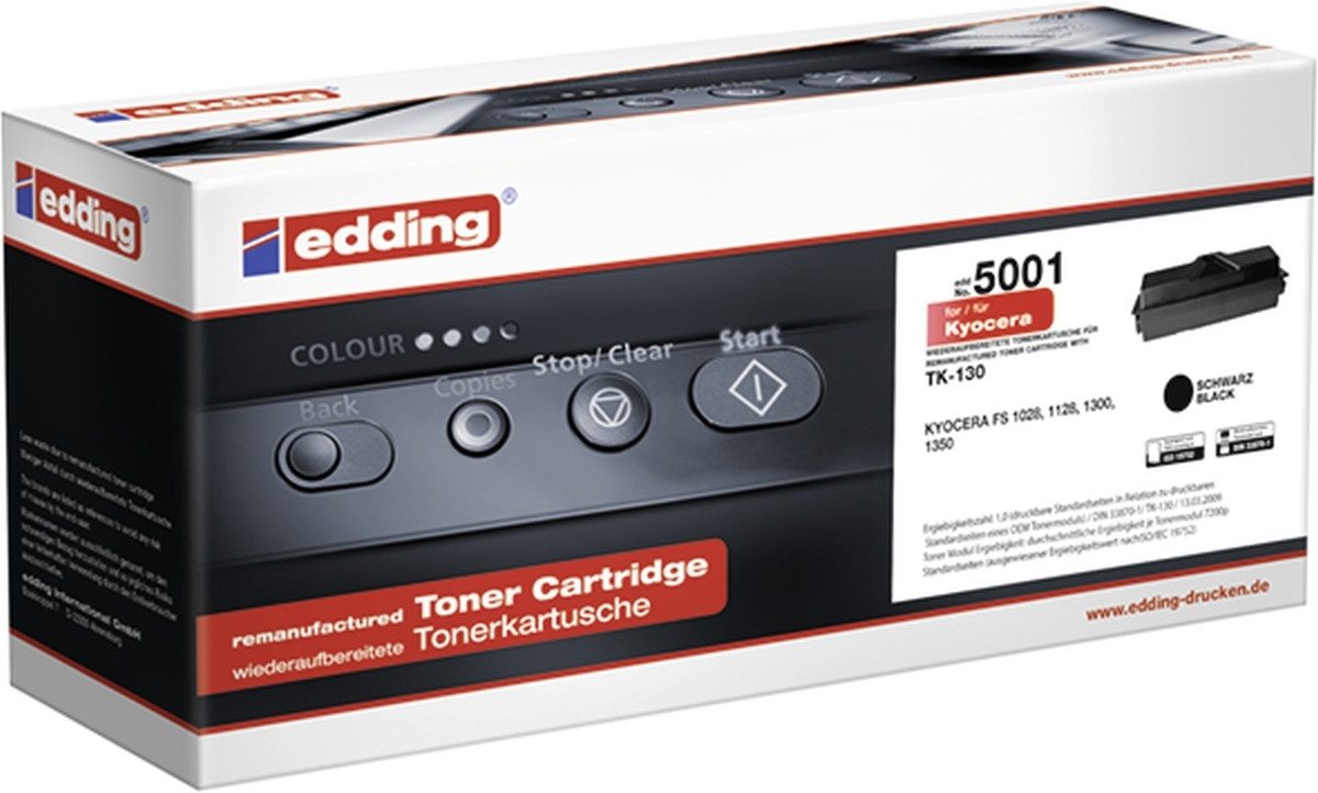 edding Tonerpatrone Toner kompatibel mit Kyocera TK-130 black