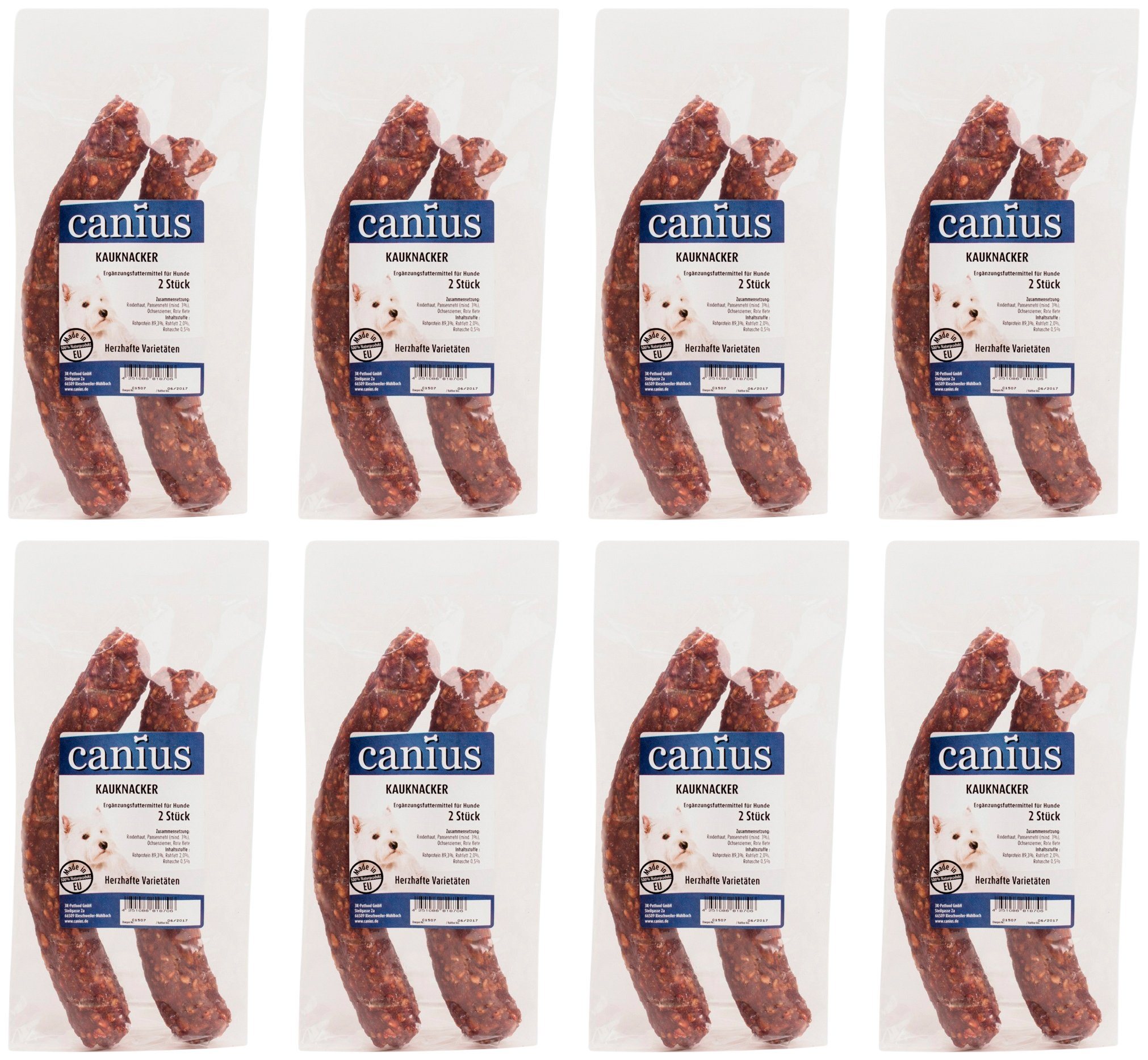 Hundesnack »Kauknacker Rote Beete«, 8 x 150 g Hundesnack »Kauknacker Rote Beete«, 8 x 150 g