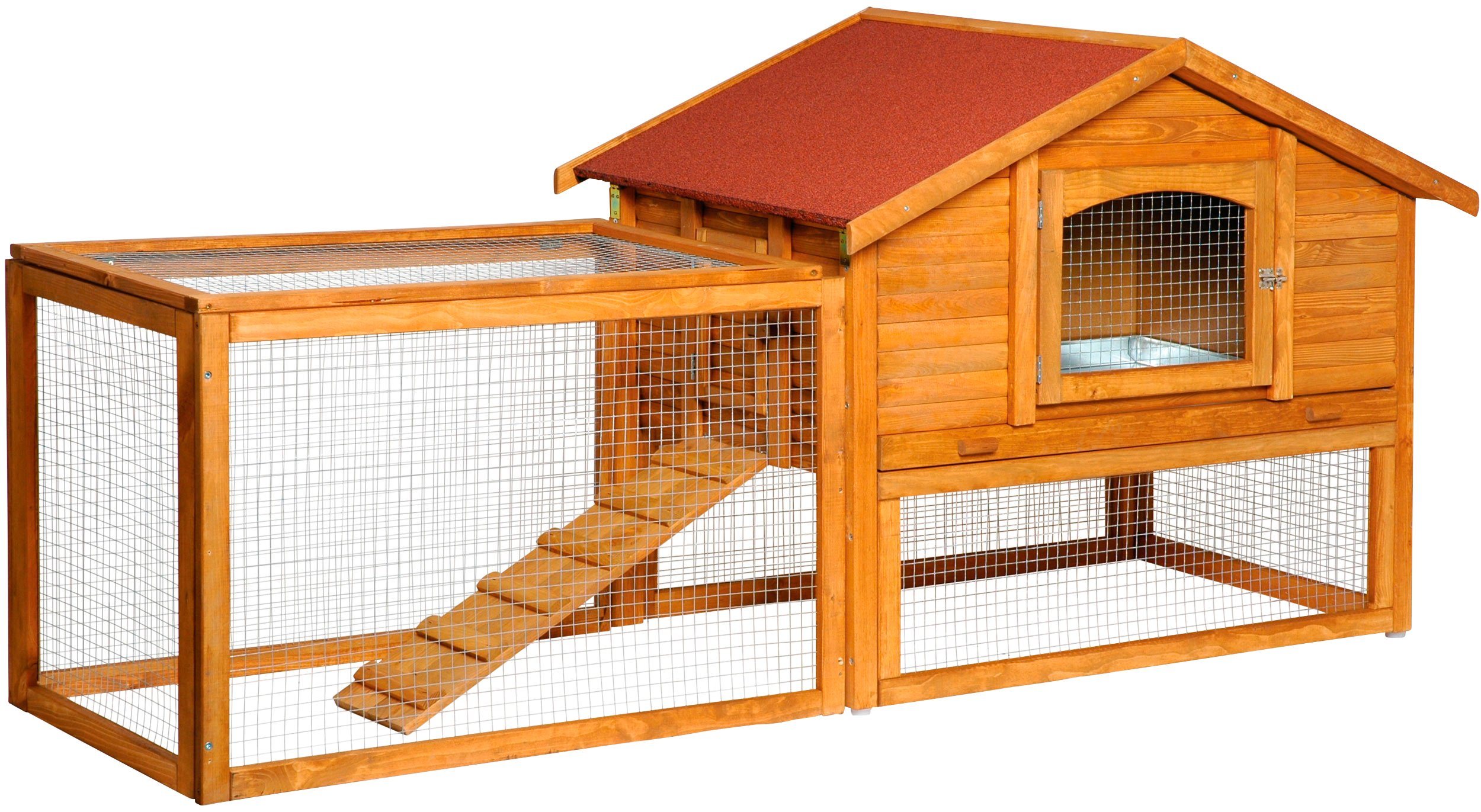 Kleintierstall »Oslo XXL«, BxTxH: 217x79x98,5 cm, mit Freilaufgehege Kleintierstall »Oslo XXL«, BxTxH: 217x79x98,5 cm, mit Freilaufgehege
