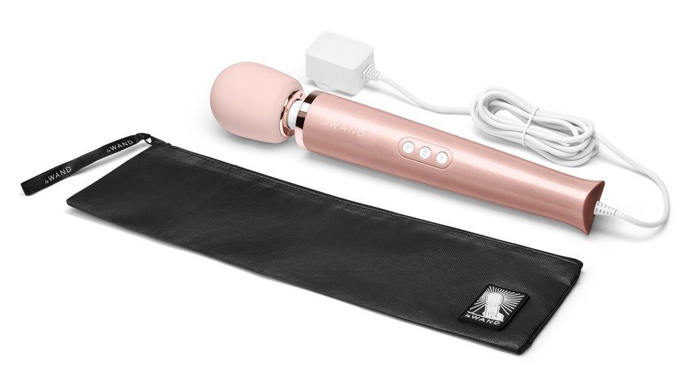Inklusive Plug-In Powerful Vibrator Rosa Le Le Wand versch. Rosé, Wand Wand-Massager 4 Steckdosenadapter