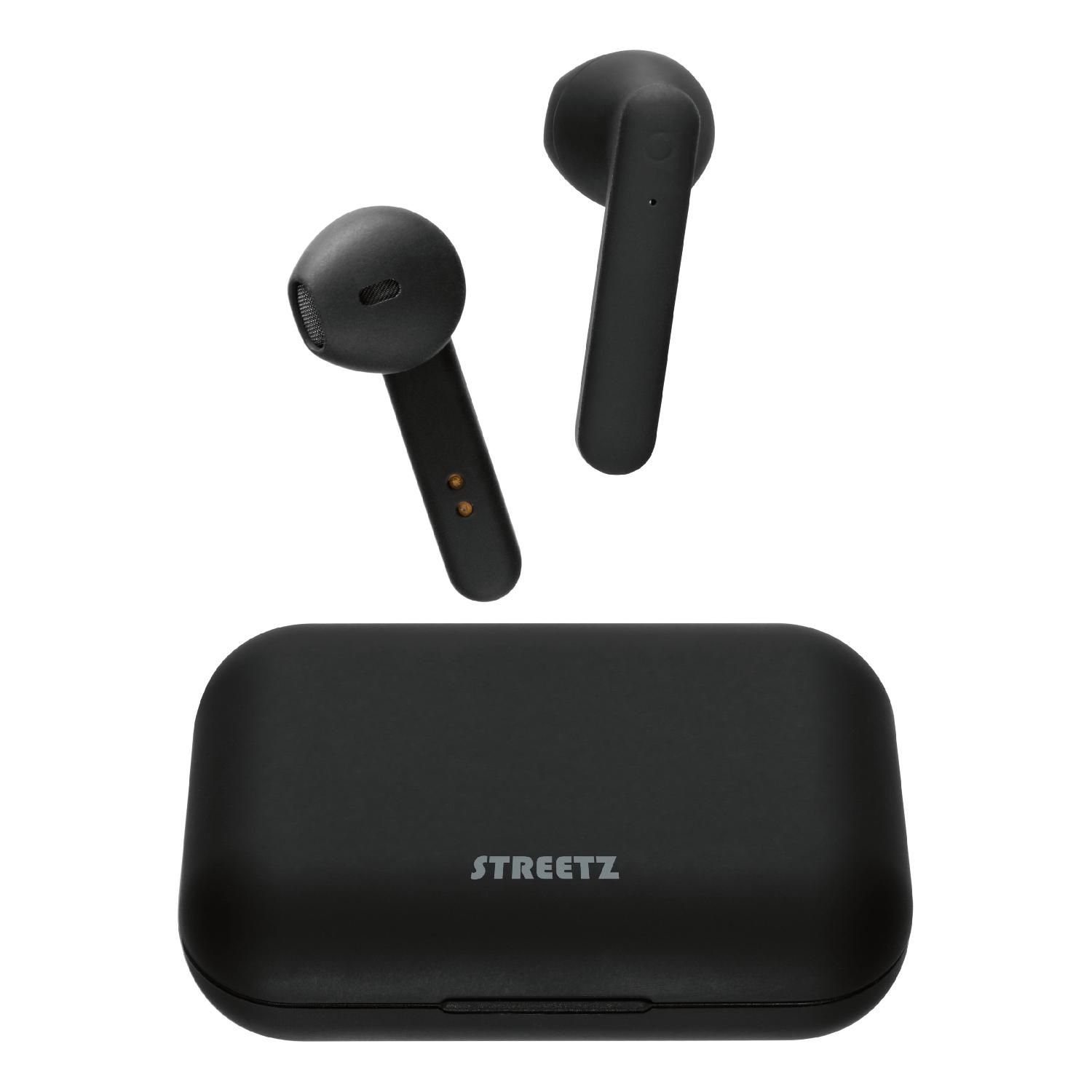 (integriertes Touchcontrol STREETZ inkl. Kopfhörer Kopfhörer Kabellos Bluetooth 5 Herstellergarantie) TWS-104 Semi-In-Ear Jahre Mikrofon,