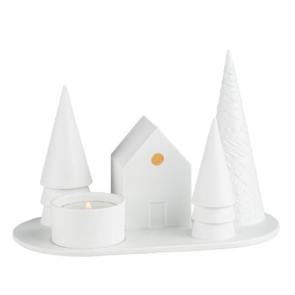 Räder Windlicht Design Kerzenhalter Wintermärchen Waldhütte günstig online kaufen