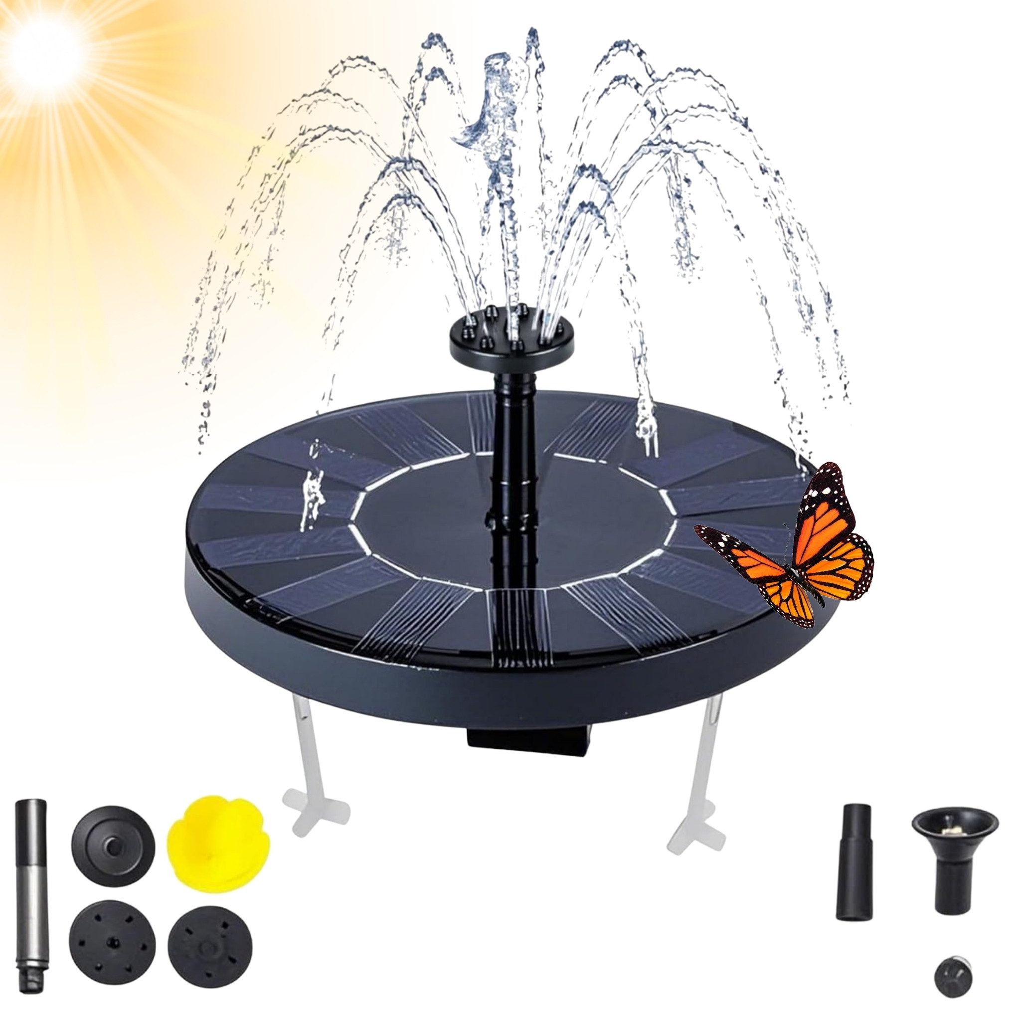 matches21 HOME & HOBBY Wasserspiel Solar günstig online kaufen