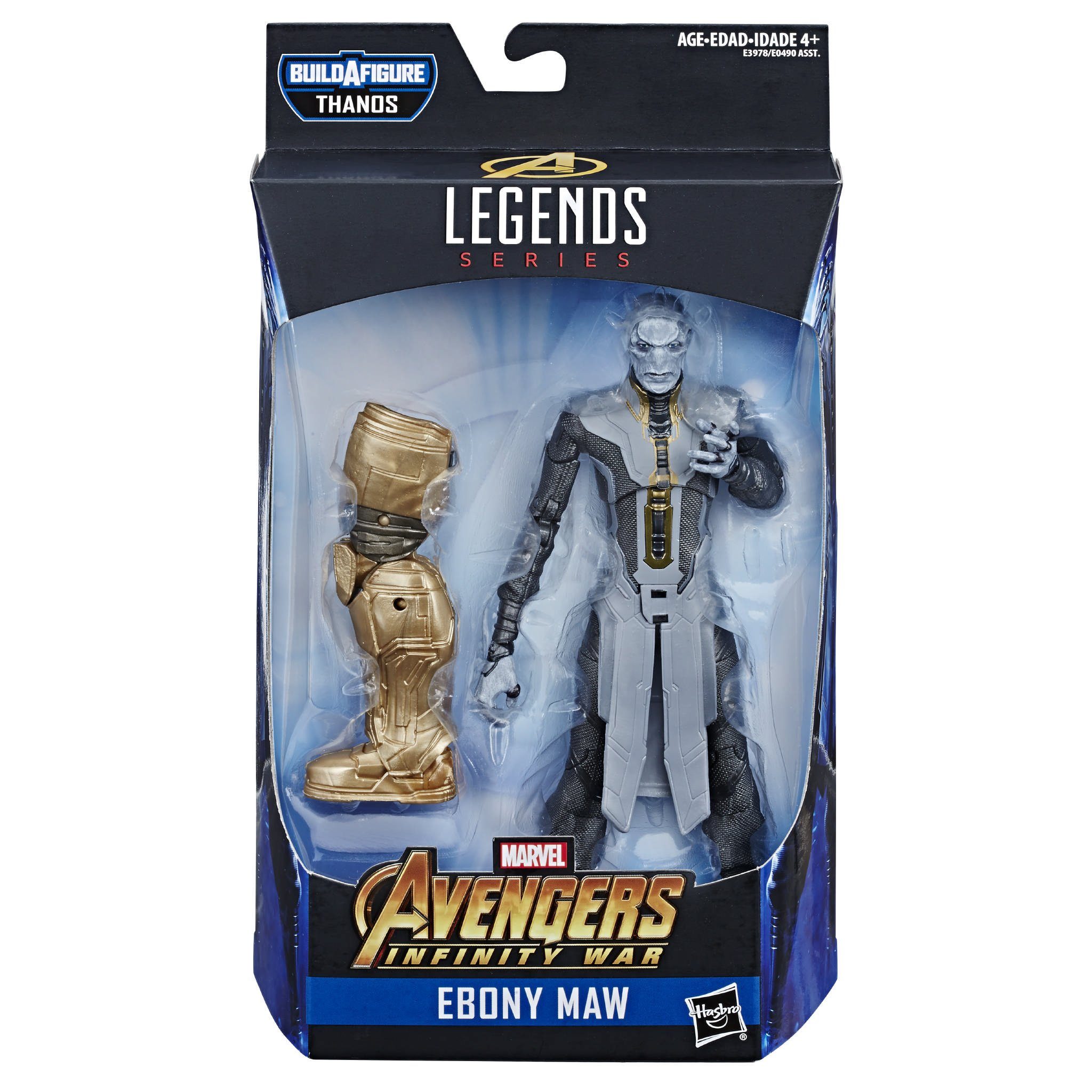 Hasbro Actionfigur Marvel Legends Avengers Endgame Thanos Wave Ebony Maw BaF Actionfigur