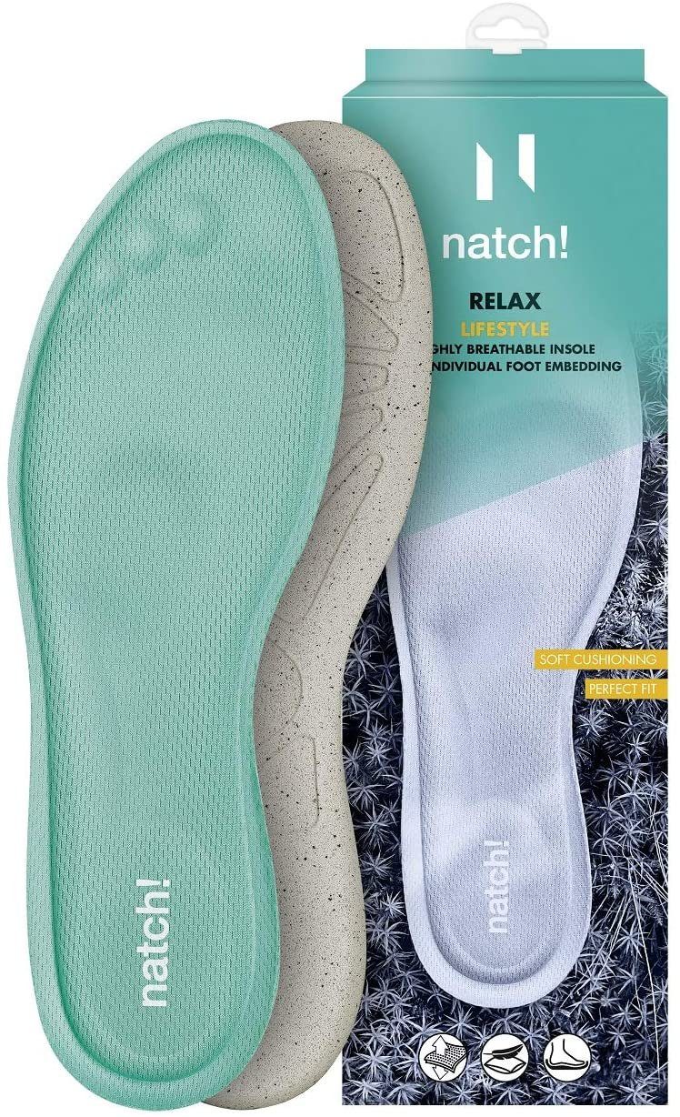 Natch! Einlegesohlen RELAX - atmungsaktive, supersofte und leichte Einlegesohle