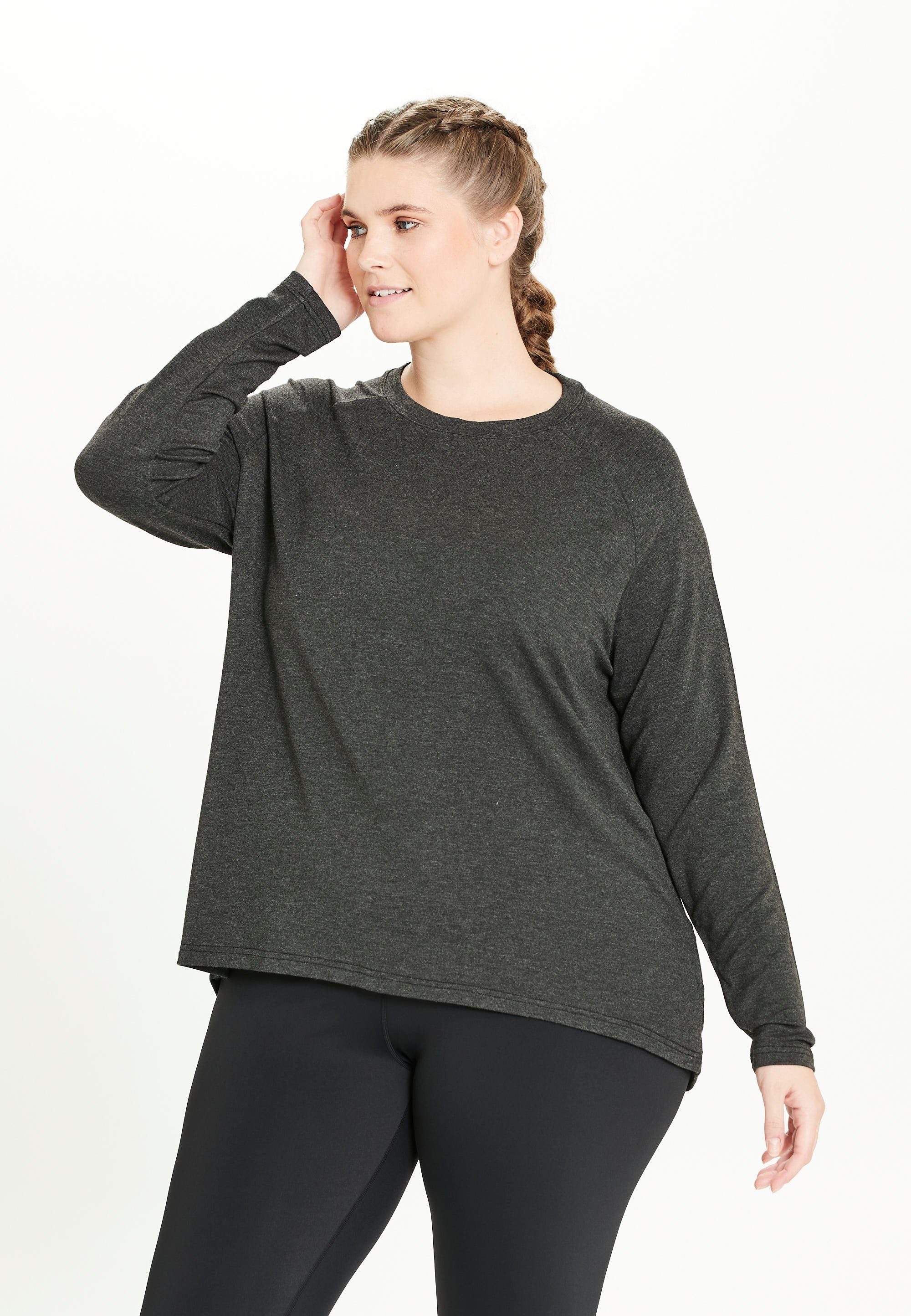 Q by Endurance Langarmshirt CIHERA MELANGE mit toller Atmungsaktivität