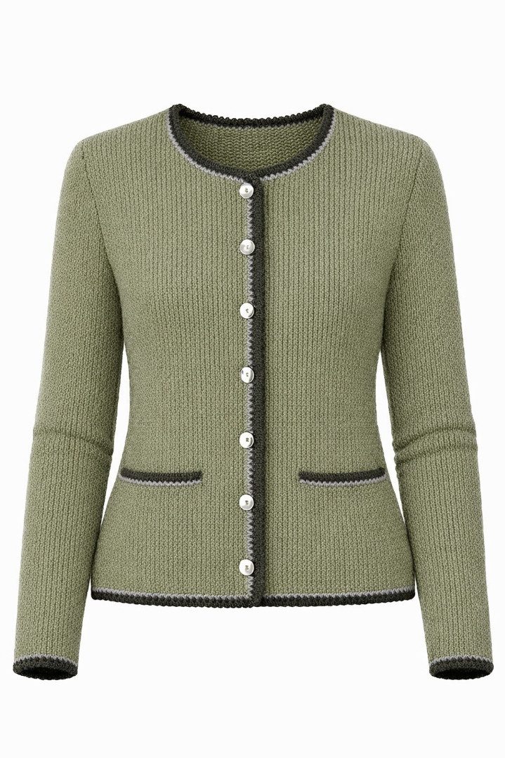 Hammerschmid Trachtenstrickjacke Trachten Strickjacke - TYROL - farn