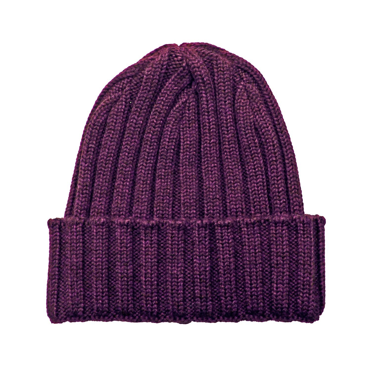 Eagle Products Strickmütze Eagle Products Mütze PERFECT RIB, one size, aubergine
