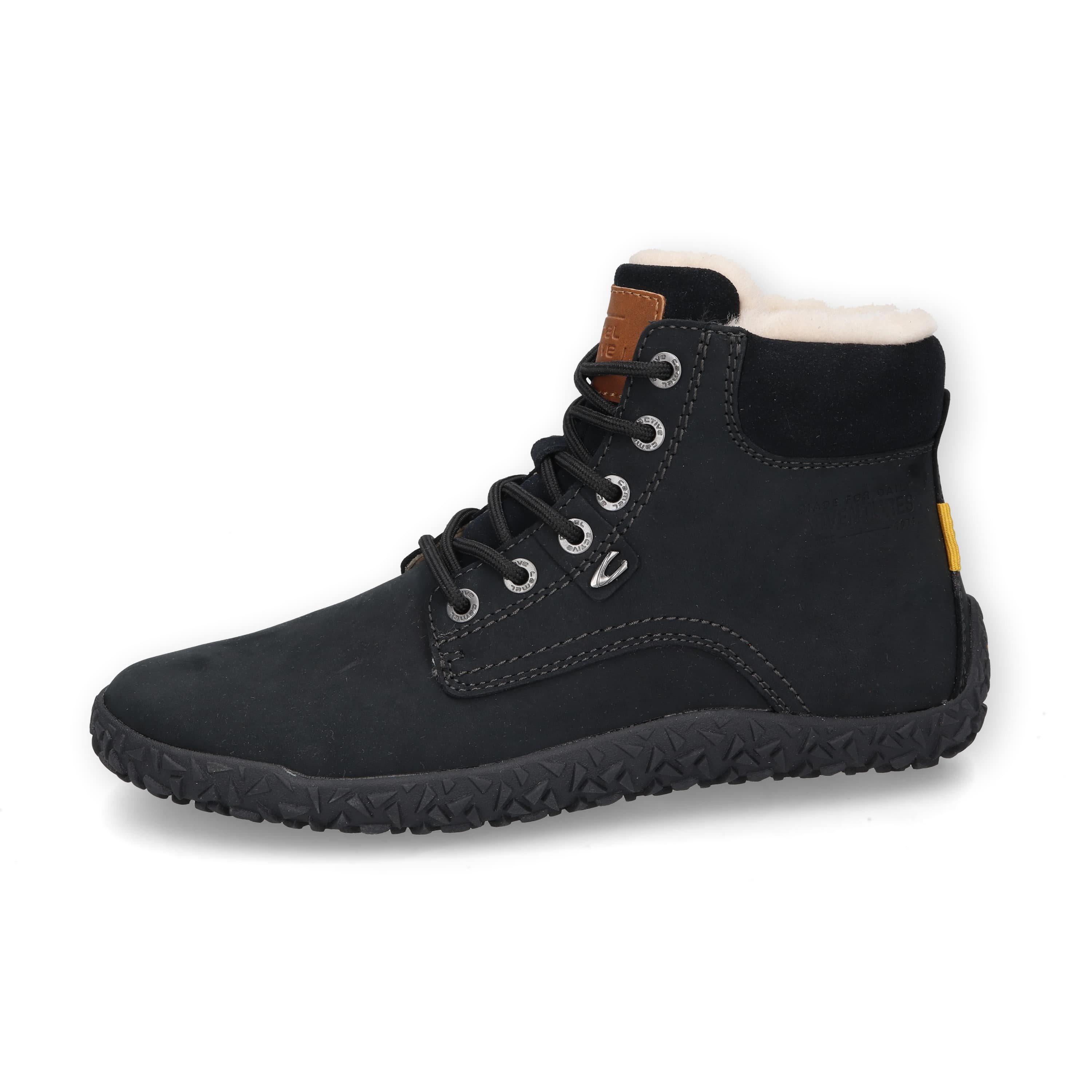 camel active Boots oiled nubuk/split SCHWARZ Winterboots günstig online kaufen
