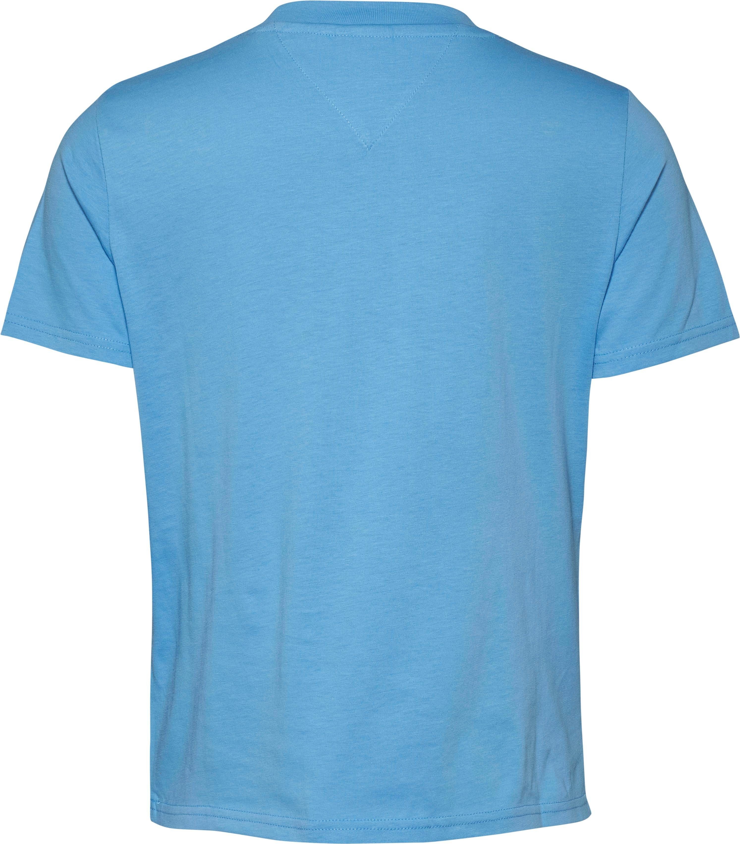 T-Shirt 4 TJW großflächigem Jeans Skysail Tommy SS Logodruck REG mit HOMEGROWN
